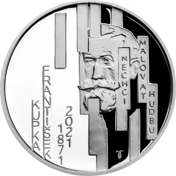2021 - Stříbrná mince František Kupka - Proof