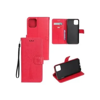 Pouzdro na mobilní telefon Knížkové pouzdro Galaxy A22 5G - strom červený