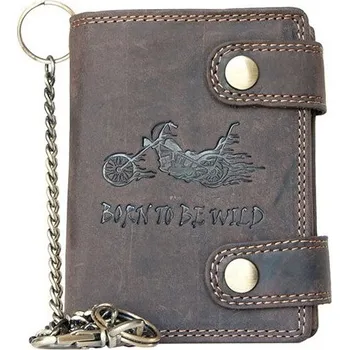 Peněženka Yshop Kožená motorkářská peněženka 14