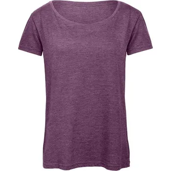 Dámské tričko B&C Dámské triko TW056 Heather Purple XS