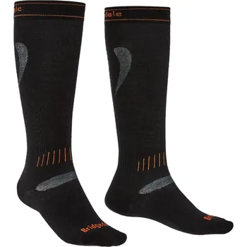 Pánské podkolenky Bridgedale Ski Ultra Fit black/orange Velikost: L