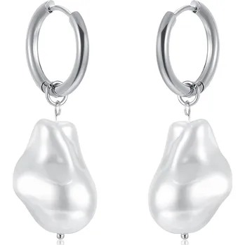 Náušnice ORNAMENTI Náušnice Chunky Pearl silver