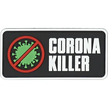 Nášivka 101. INC Nášivka CORONA KILLER 3D PVC Velcro