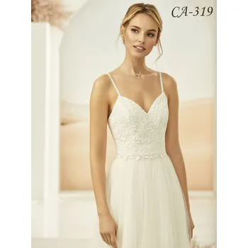 Korzet Krajkový svatební korzet s ramínky CA-319 Velikost: L