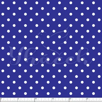 Zakázkový tisk, softshell, kočárkovina... Velký puntík na královsky modré Látky k tisku: Softshell letní