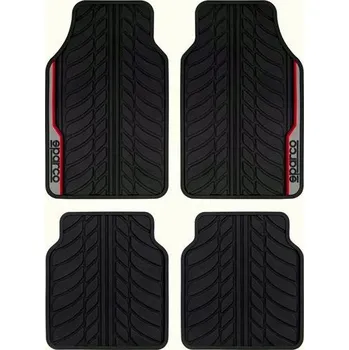 autokoberec Originální gumové autokoberce Sparco RED LINE 4 ks