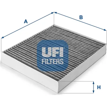Ventilátor topení a klimatizace Filtr, vzduch v interiéru UFI 54.178.00