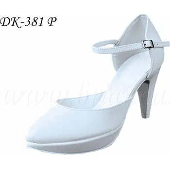 Dámské lodičky Svatební boty na zakázku - Model DK-381 P Velikost obuvi: 34