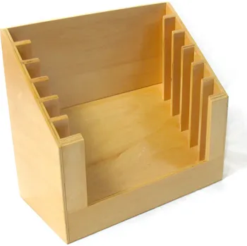 Výuková hračka Moyo Montessori Stojan na 6 zapínacích rámů