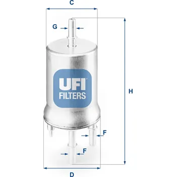 Auto-moto Palivový filtr UFI 31.832.00