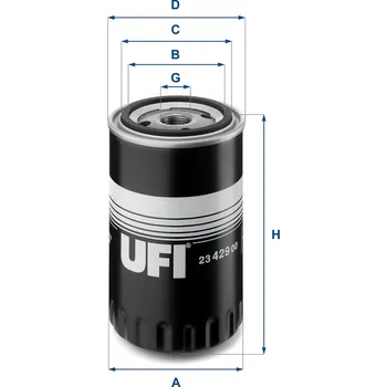 Olejový filtr Olejový filtr UFI 23.429.00