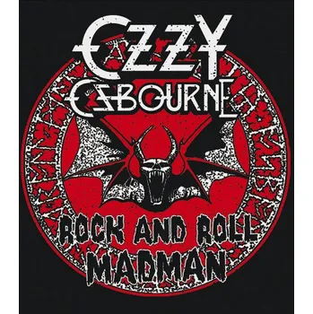 Nášivka nášivka na záda, zádovka Ozzy Osbourne - Rock And Roll Madman