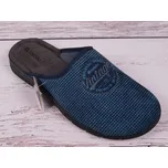 Pánské pantofle papuče bačkory Inblu BG48-04 modré s koženou stélkou velikost: 41