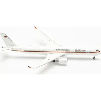 autíčko Herpa Wings Luftwaffe Flugbereitschaft Airbus A350-900 – 10+01 “Konrad Adenauer”