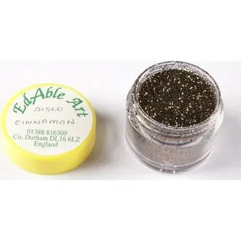 Jedlá dekorace na dort Třpyt dekorační disco Cinnamon - Edable Art