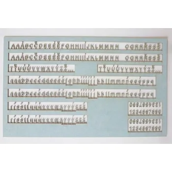 Modelová železnice Písmena na budovy TT - Igra 160013