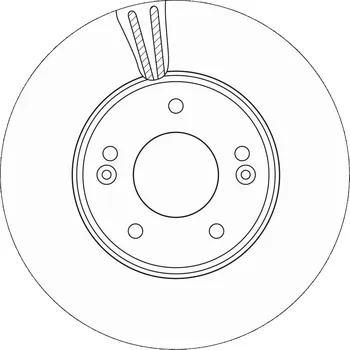 Brzdový kotouč Brzdový kotouč TRW DF6966