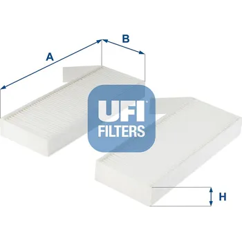 Klimatizace automobilu Filtr, vzduch v interiéru UFI 53.277.00