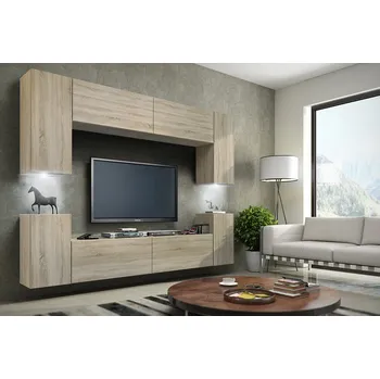 Obývací stěna Ral Obývací stěna ELITE 240 cm - Sonoma