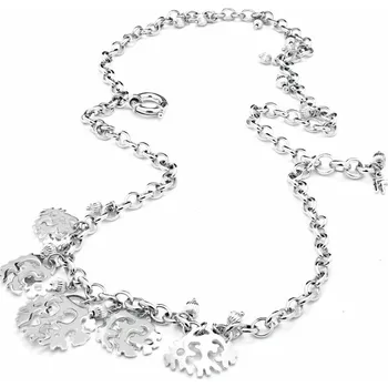 Náhrdelník Folli Follie Dámský náhrdelník Folli Folly 4N0F063 (37 cm)