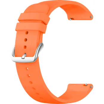 Řemínek na hodinky LAVVU Oranžový silikonový řemínek na hodinky LS00O Šířka řemínku: 22mm