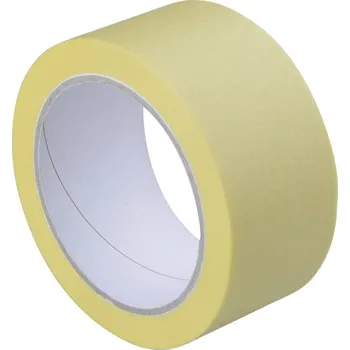 Krycí krepová páska žlutá 50 mm x 50 m | Železářství Chemicko-technické výrobky Lepicí pásky / Krycí pásky Krycí páska