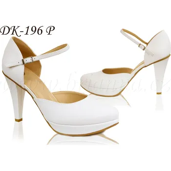 Dámské lodičky Svatební boty na zakázku - Model DK-196 P Velikost obuvi: 34