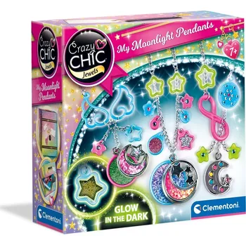 dětská sada na výrobu šperků Clementoni Crazy Chic Jewels Moje přívěsky s měsíčním světlem