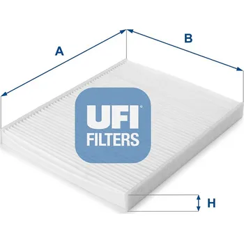 Ventilátor topení a klimatizace Filtr, vzduch v interiéru UFI 53.207.00