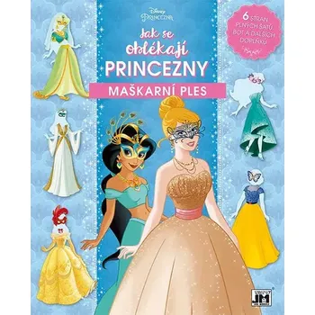 omalovánky Jak se oblékají Princezny Maškarní ples