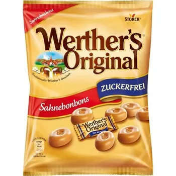 Bonbon Storck Werther's Original Sahnebonbons zuckerfrei, 70g