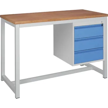 Dílenský stůl Dílenský stůl 84,5x120x61 cm s kontejnerem Z3