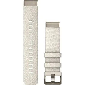 Řemínek na hodinky Garmin řemínek QuickFit 20 Cream Heathered Nylon / Soft Gold 010-13279-08 Šířka řemínku: 20
