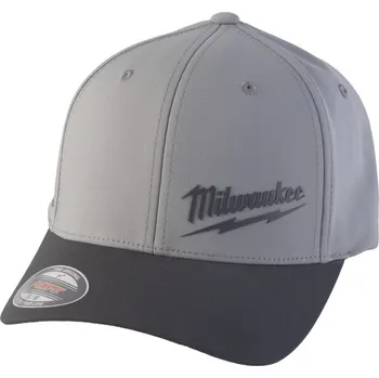 Kšiltovka MILWAUKEE Baseballová kšiltovka prémium BSP DGR SM, šedá, S/M