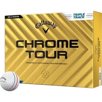 Golfový míček Callaway Callaway CHROME TOUR Triple Track golfové míčky WHITE