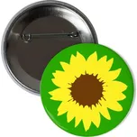 Odznáček s potiskem Placka slunečnice