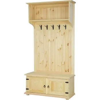 Předsíňová stěna Předsíňová stěna z masivu GAB 01 - K13 - bělená borovice