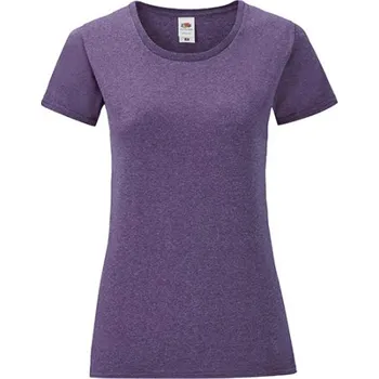 Fruit of the Loom Dámské triko 61-432-0 Heather Purple M