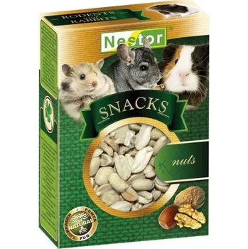 Krmivo pro hlodavce Nestor snack směs oříšků 80g