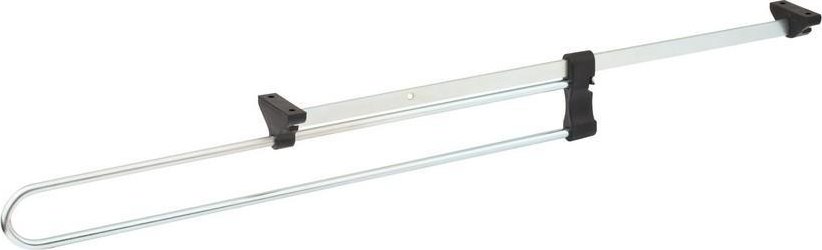 Walteco Výsuvný věšák na ramínka, délka 450mm, černý