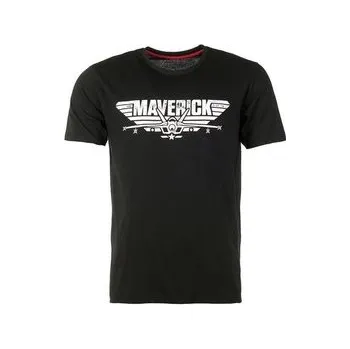 Pánské tričko Triko krátký rukáv MAVERICK ČERNÉ vel.S