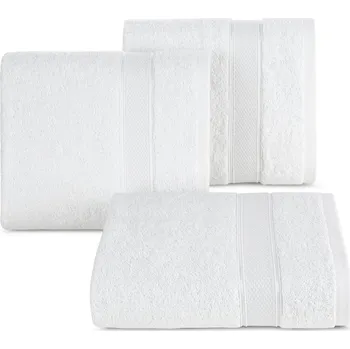 Ručník BAVLNĚNÝ RUČNÍK LIANA 70X140 CM BÍLÁ