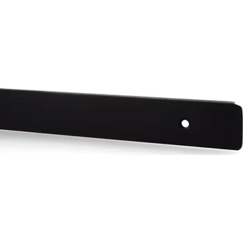 Kuchyňská pracovní deska Interex Koncová lišta pracovní desky 28 mm / černá matná Levá 600 mm