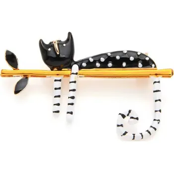 Brož Gaira® Brož Kočička 340038, Barva černá