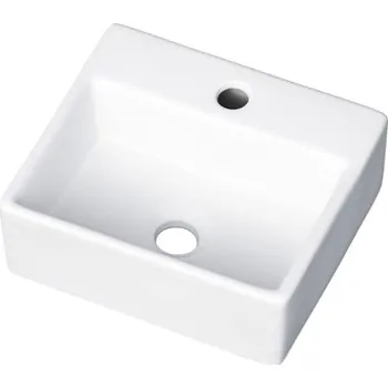 Umyvadlo Dřevojas Bílé keramické umyvadlo Gladi