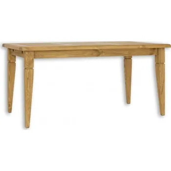 Jídelní stůl Jídelní selský stůl 80x140 MES 03 A s hladkou deskou - K13 bělená borovice