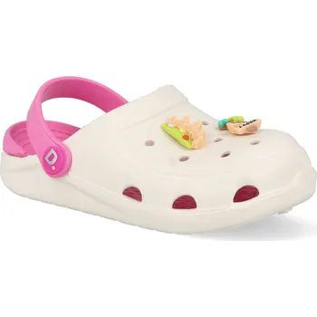 Dívčí obuv Dětské gumové pantofle D.D.step - J091-41700 bílé Velikost: 29