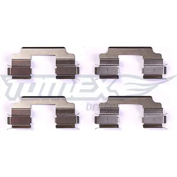 Přislušenství brzdového systému Sada příslušenství, obložení kotoučové brzdy TOMEX Brakes TX 44-38