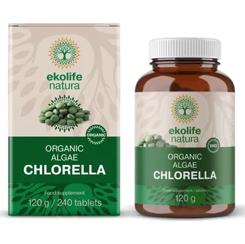 Ekolife natura Algae Chlorella 240 tablet (BIO řasa chlorella)