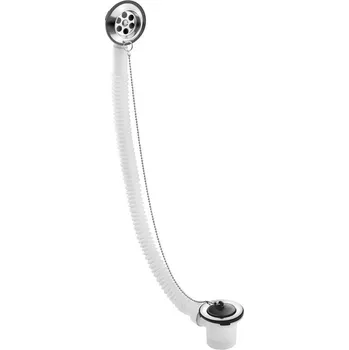 Vanová souprava se zátkou na řetízku, L-700mm, 6/4", nerez lesk